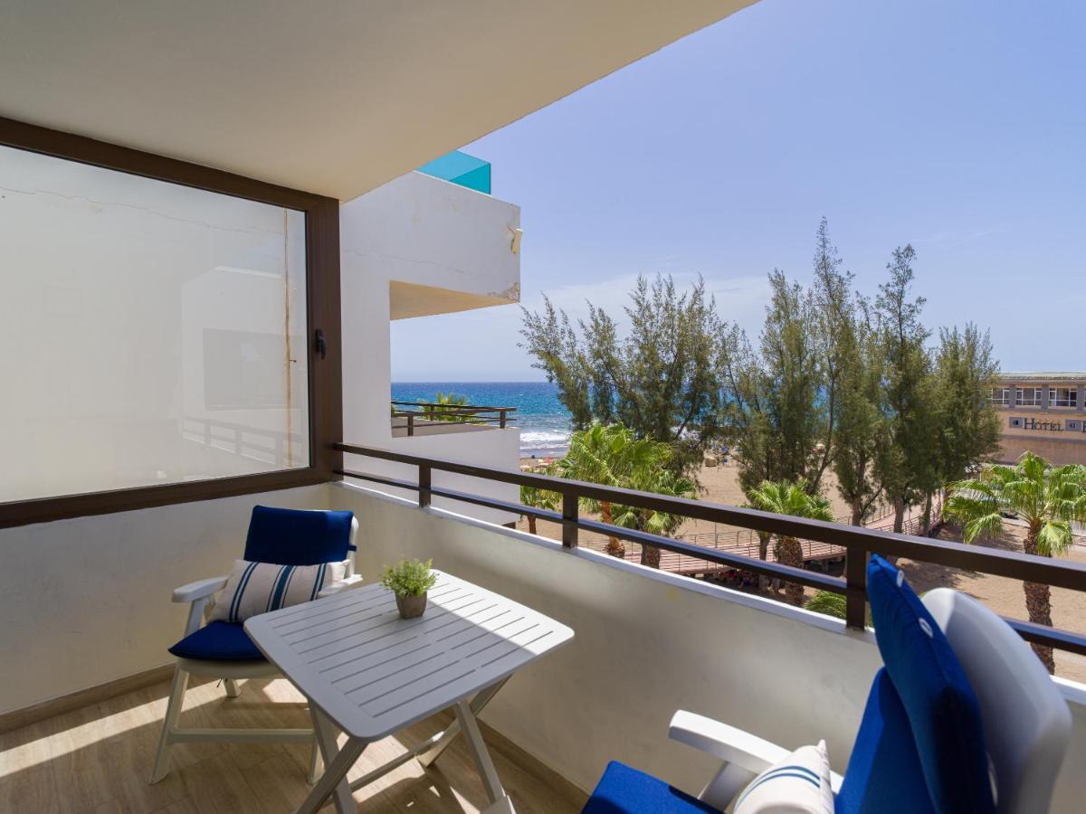 Precioso Apartamento En 1ª Linea De Mar San Agustín Exterior foto